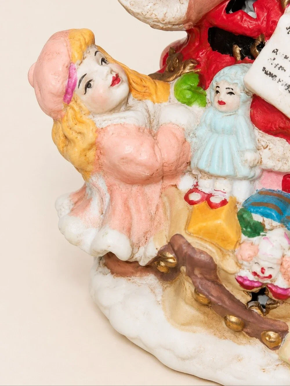 Vintage Brinn's 1992 Handcrafted Hand Painted Santa Claus Figurine